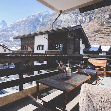 Stylish Home With Matterhorn View In The Center Zermatt Exterior foto